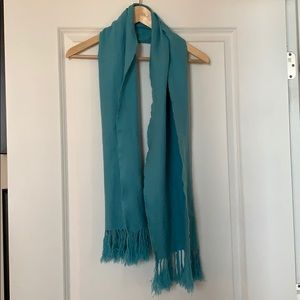 Blue scarf